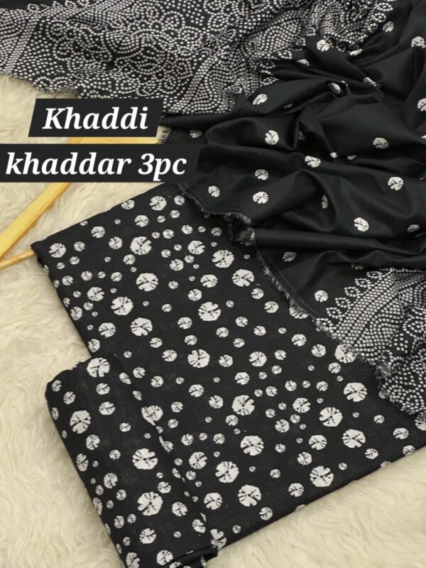 Ladies khaddar 3pc suit