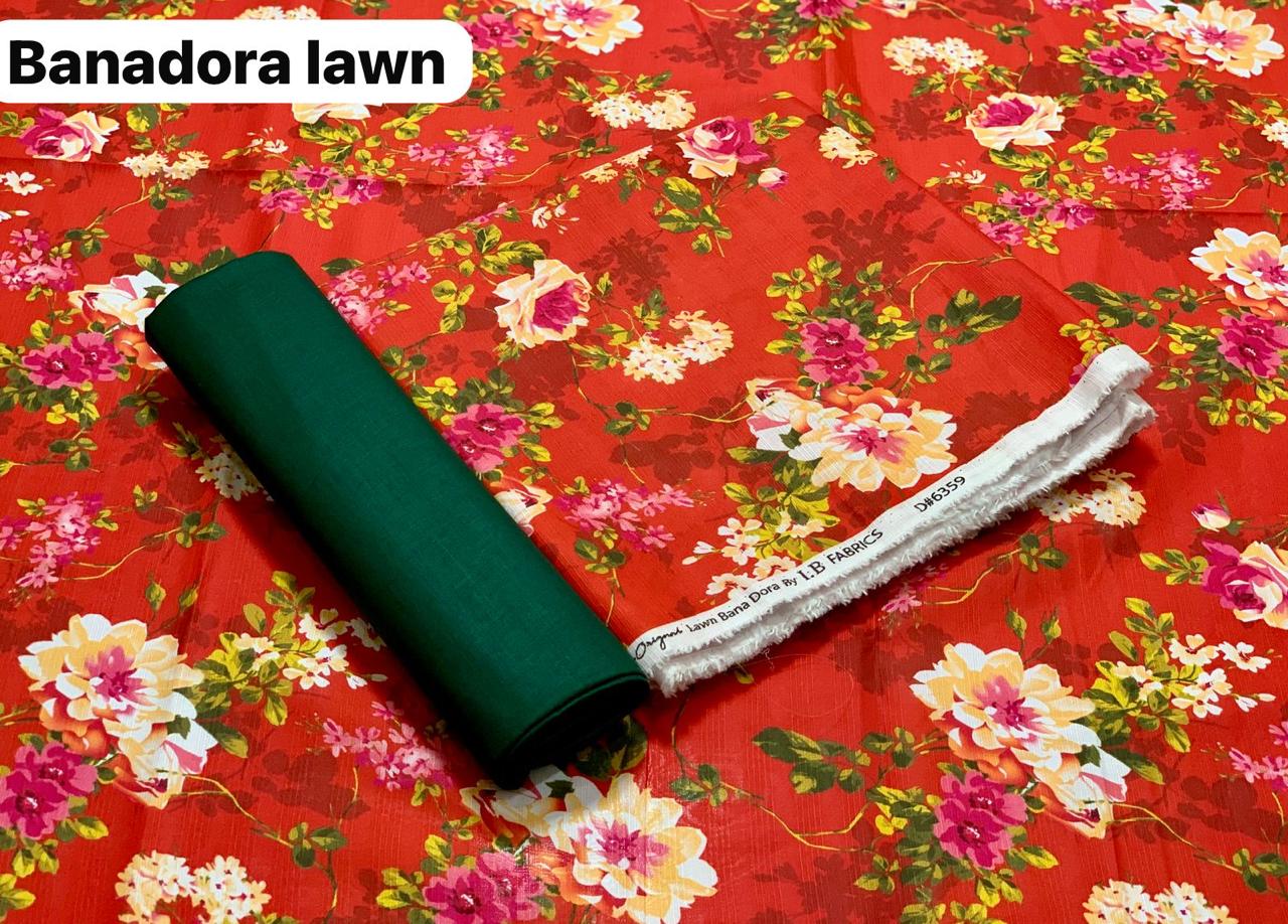 digital printed lawn