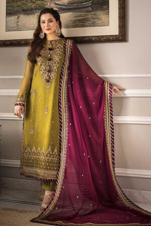 Embroidered bridal wear