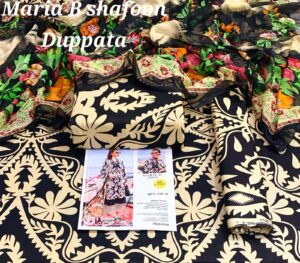 Embroidered Lawn 3pc with Voil lawn Duppata