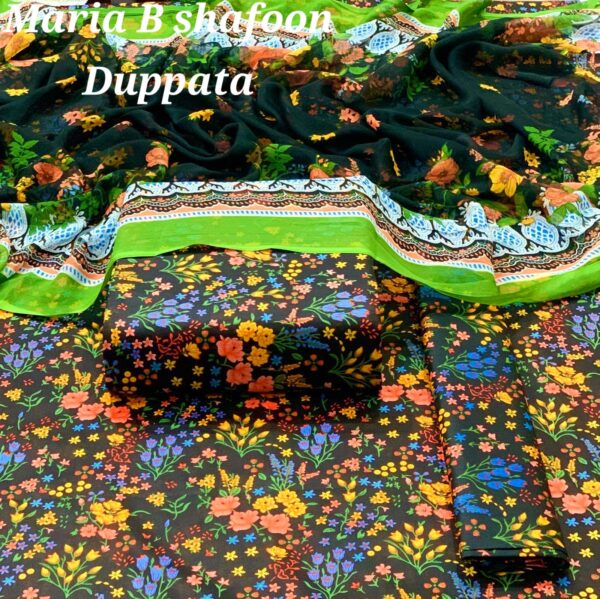 Luxury Lawn Embroidered Suits 3pc