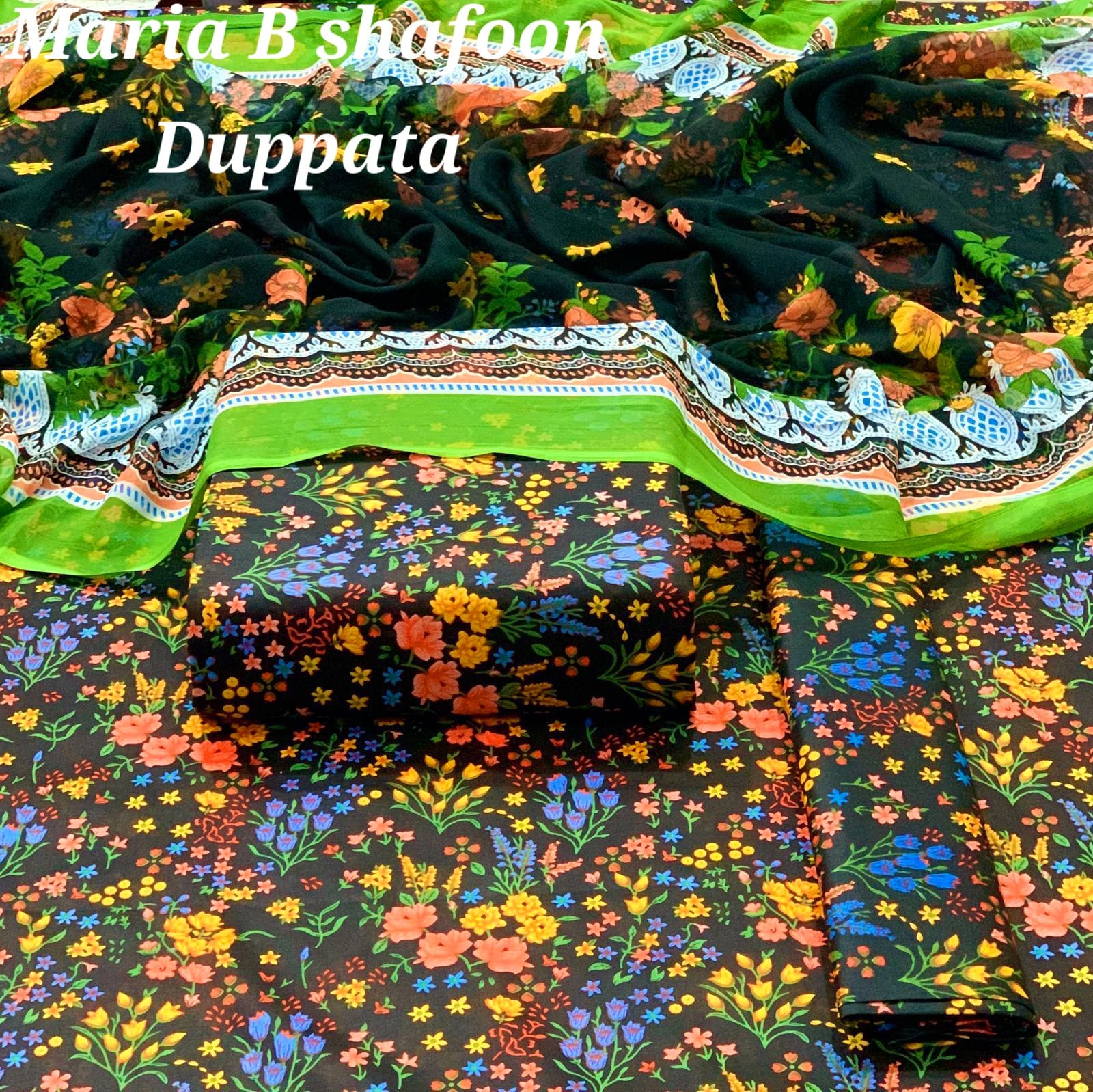 Luxury Lawn Embroidered Suits 3pc