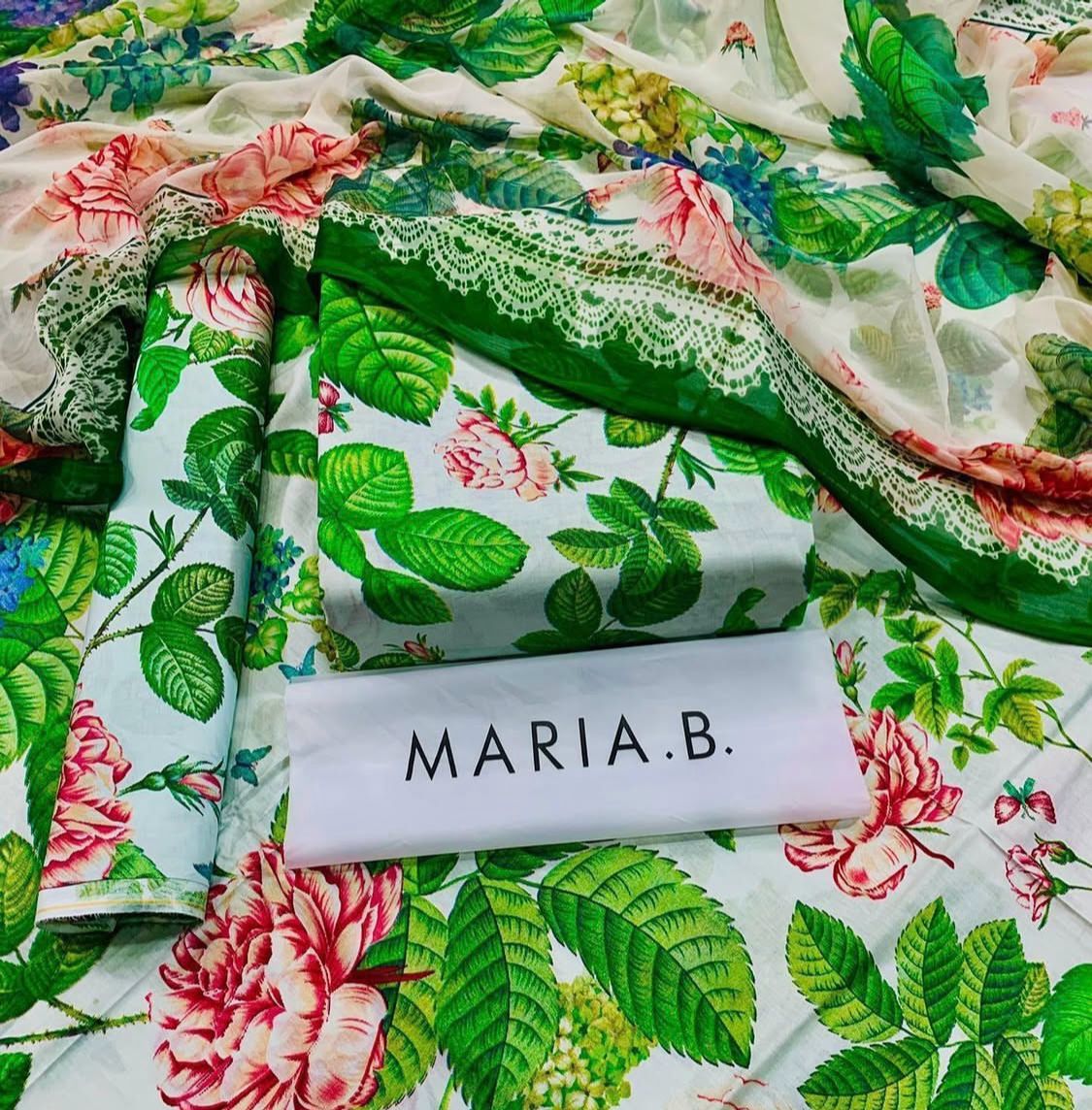 Trending Embroidered Lawn 3pc