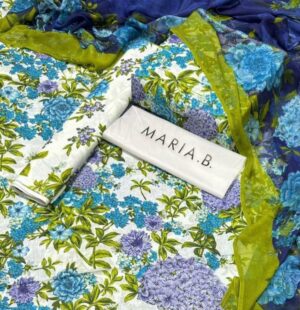 Trending Embroidered Lawn 3pc