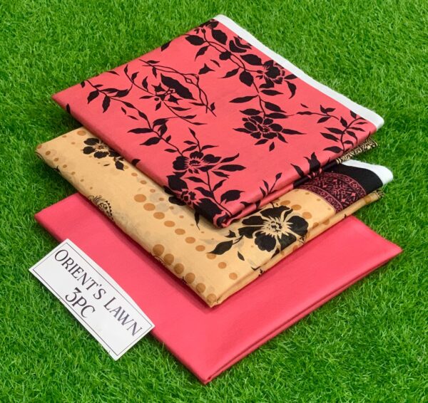 3 Piece Unstitched Lawn Suits