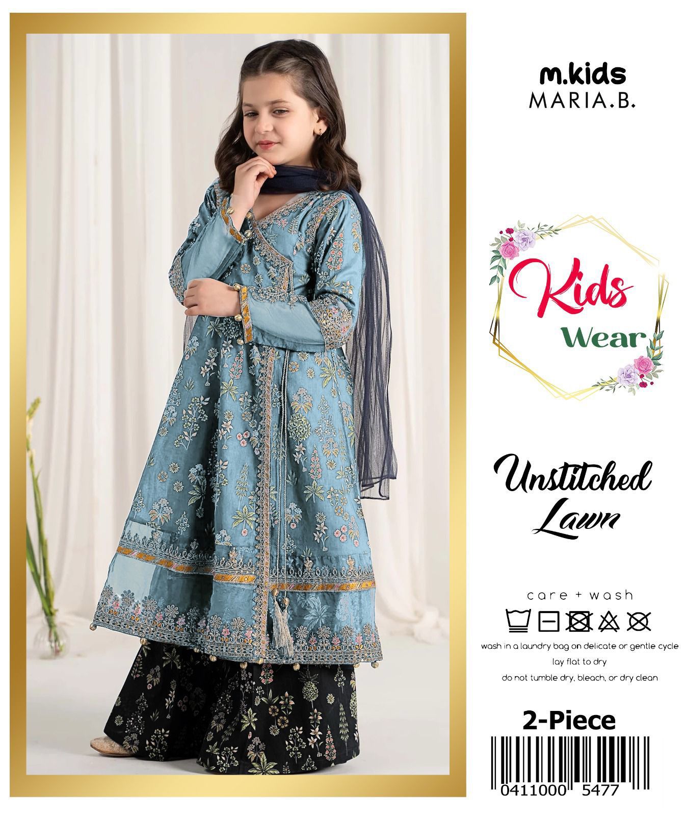 Kids 2pc Embroidered