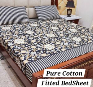 Breathable Fabric Bedsheets Export Quality Stitched