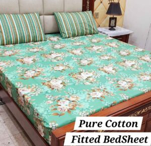 Affordable Cotton Fitted Bed Sheet