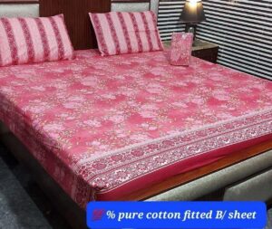 Premium Cotton Fitted Bedsheets