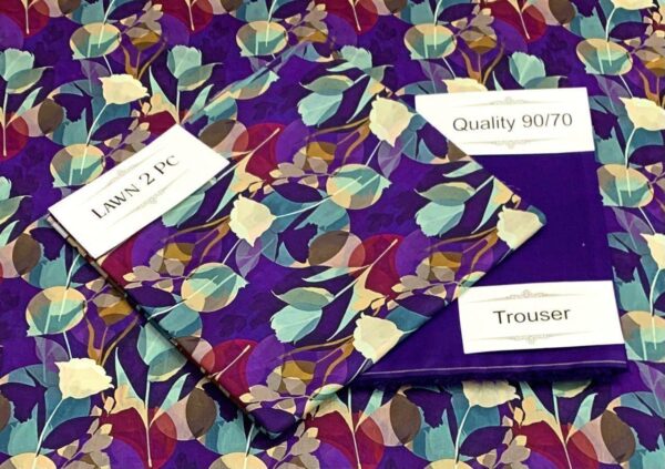 2PC Printed Lawn Suit