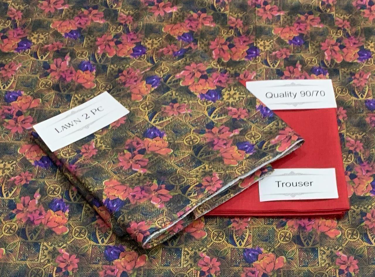 Digital Printed Lawn