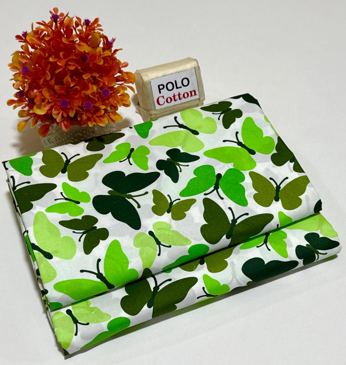 2PC Unstitched Printed Cotton
