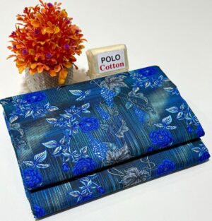 Trendy Digital Printed Cotton 2PC – Unstitched Summer Wear