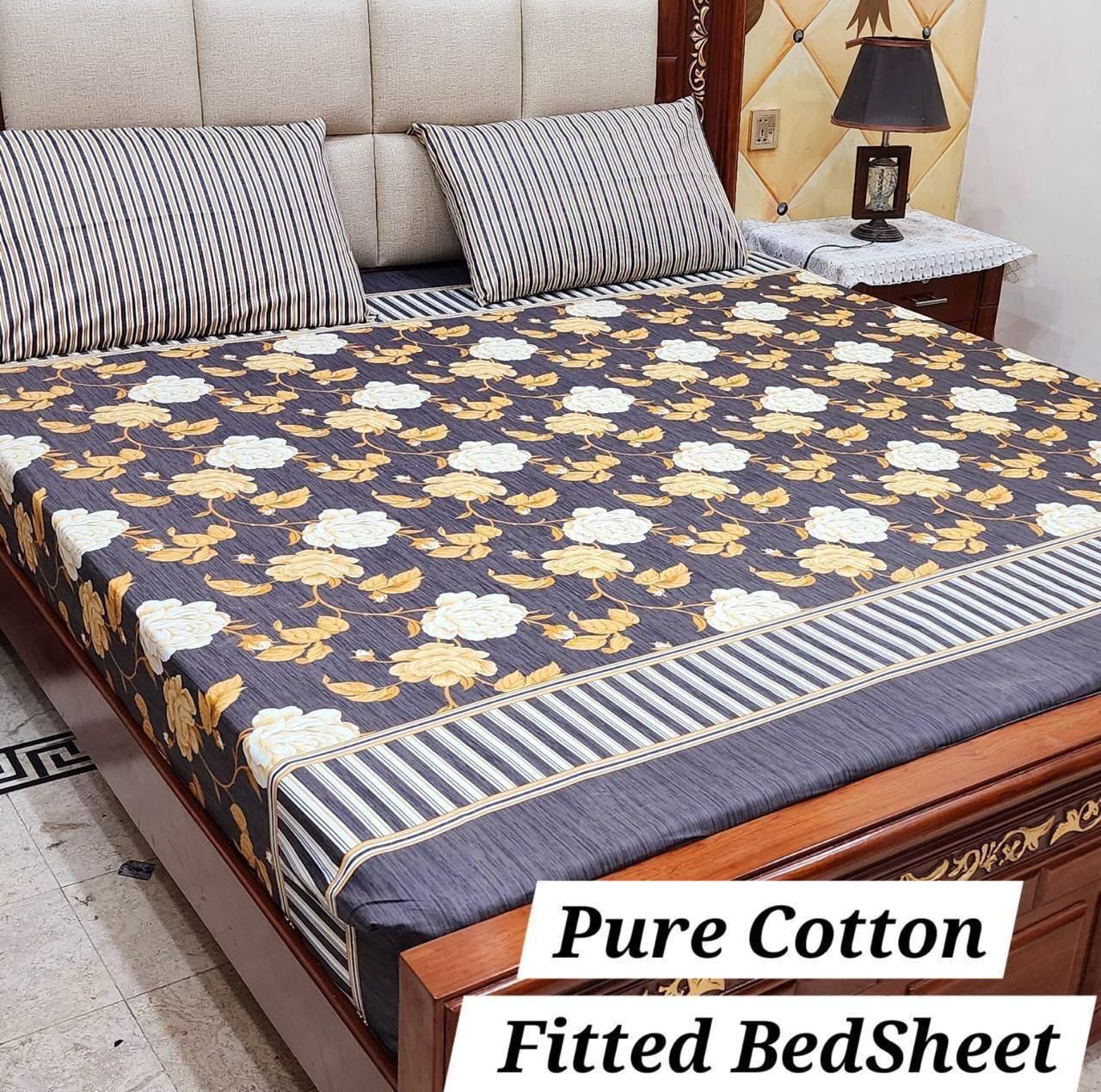 Bedsheet with 2 Pillowcases