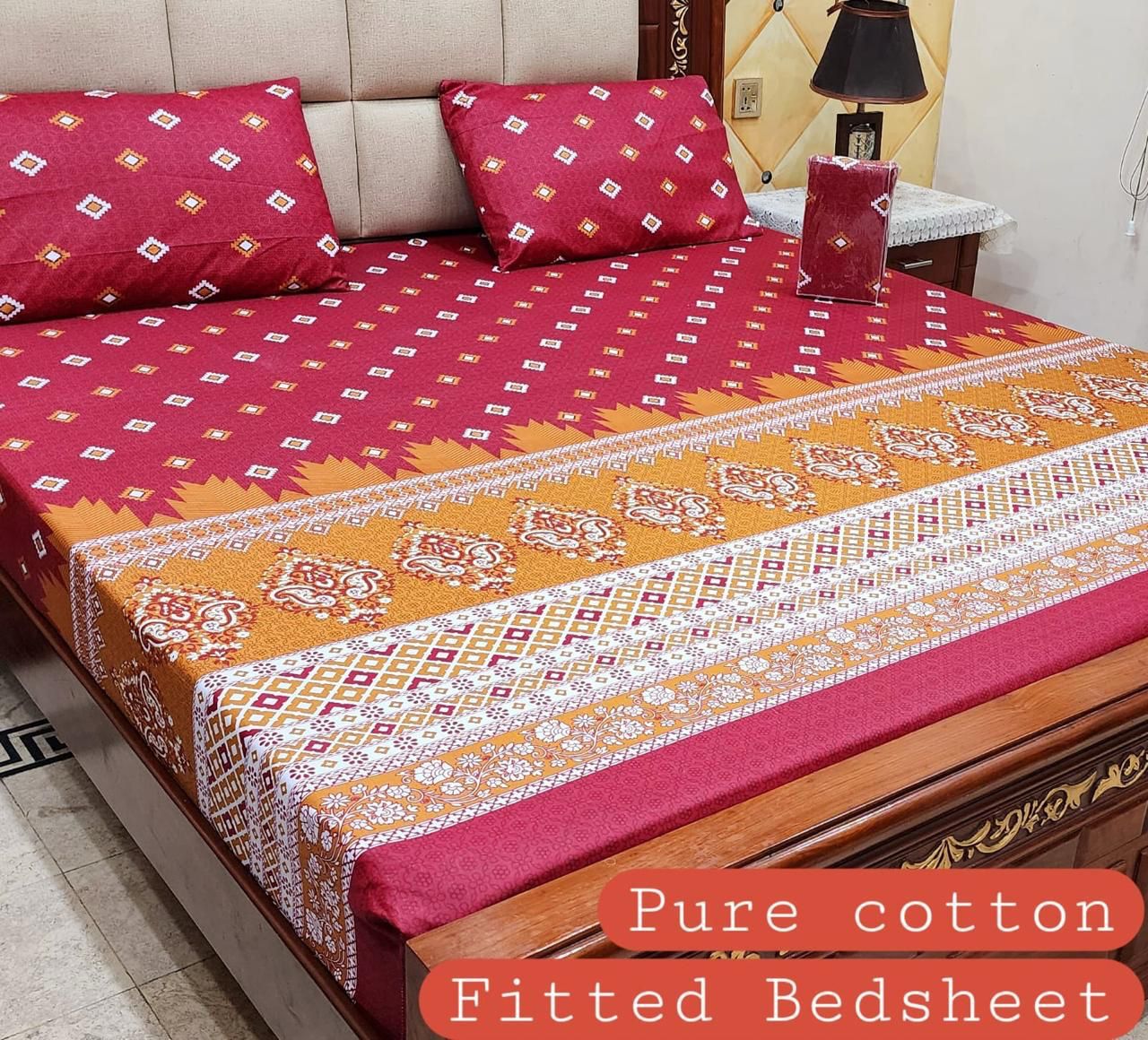 floral printed cotton bedsheets