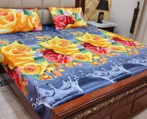 Floral Printed Bedsheet