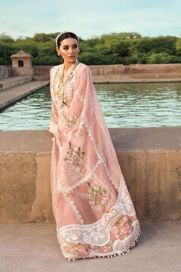 3PC Lawn Suit with Embroidery