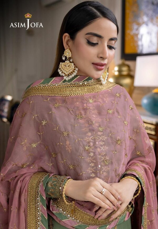 Embroidered Chiffon Suit