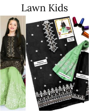 Kids Formal Lawn Suit