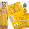 Kids Lawn Embroidered Suit