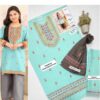 Kids Lawn Embroidered Suit