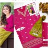 Kids Lawn Embroidered Suit