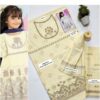 Kids Lawn Embroidered Suit