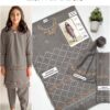 Kids Lawn Embroidered Suit