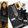 Kids Lawn Embroidered Suit
