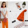 Kids Lawn Embroidered Suit