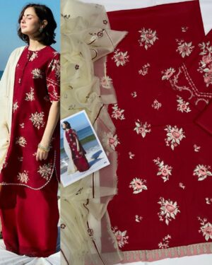 Embroidered Lawn Dress for Party