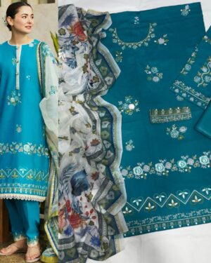 Designer Embroidered Lawn Suit