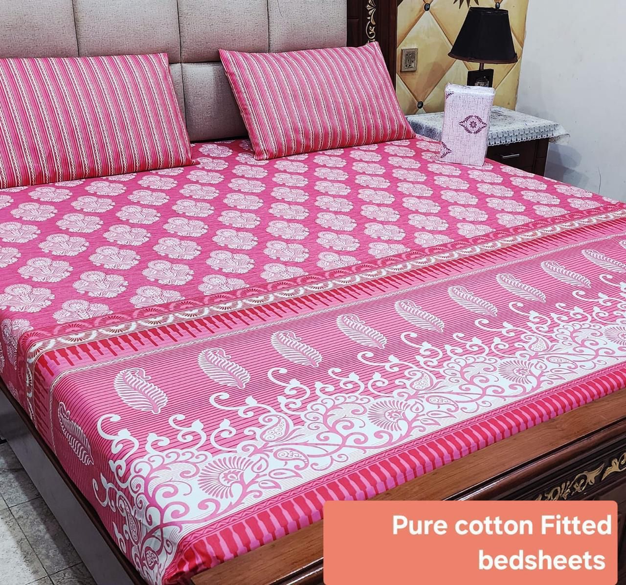 Durable Cotton Fitted Bed Cover
