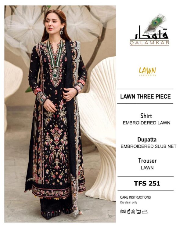 Qalamkar Unstitched Replica