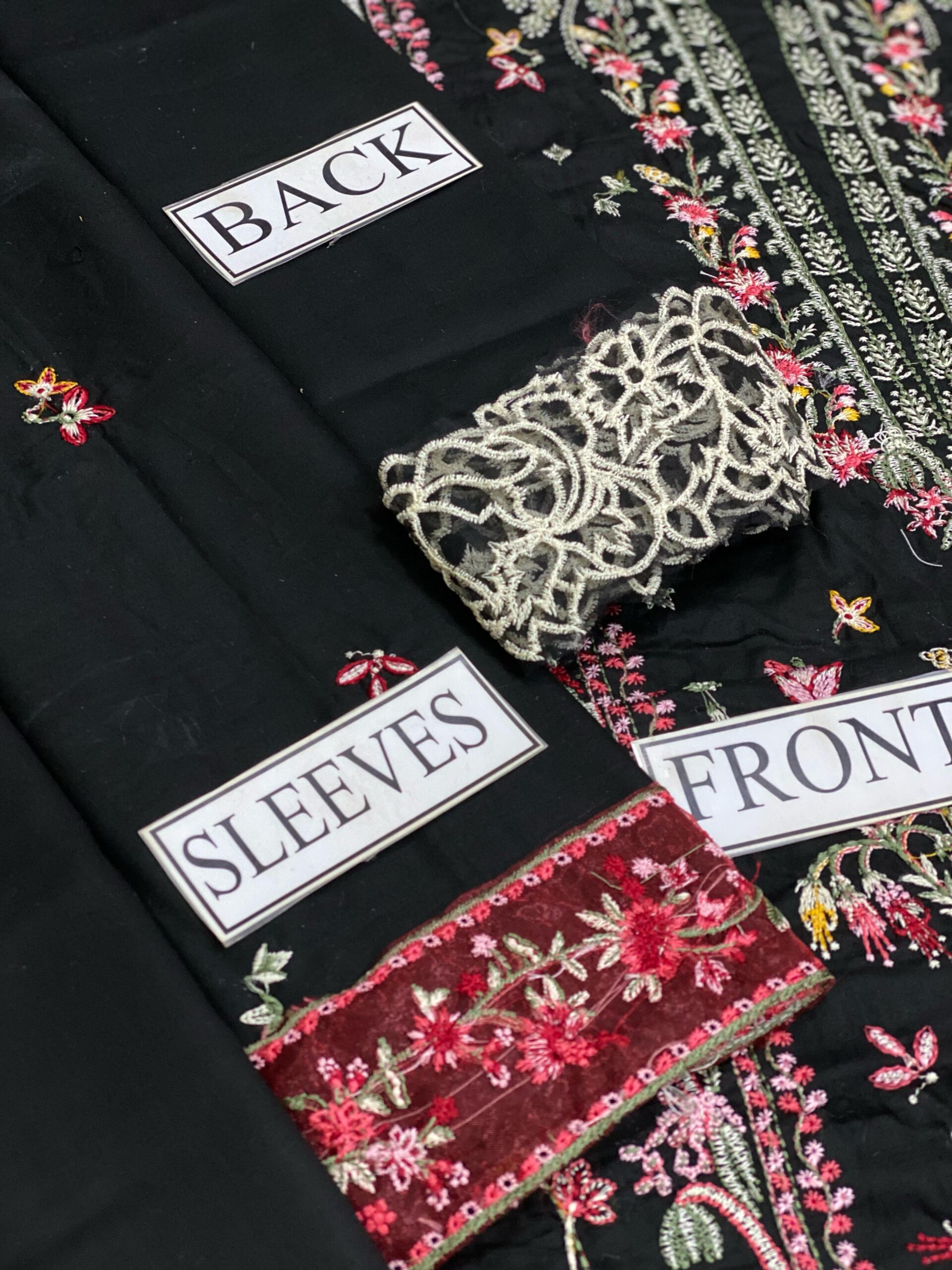 Embroidered Dupatta Suit