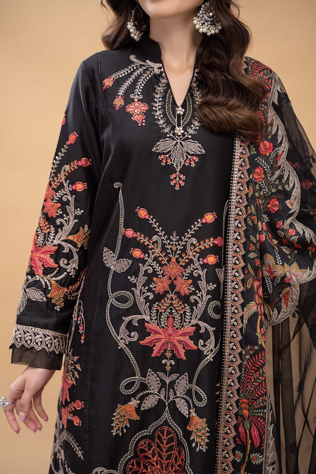 Heavy Embroidered Lawn Suit