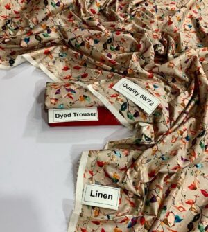 Embroidered Linen 2 Piece Suit