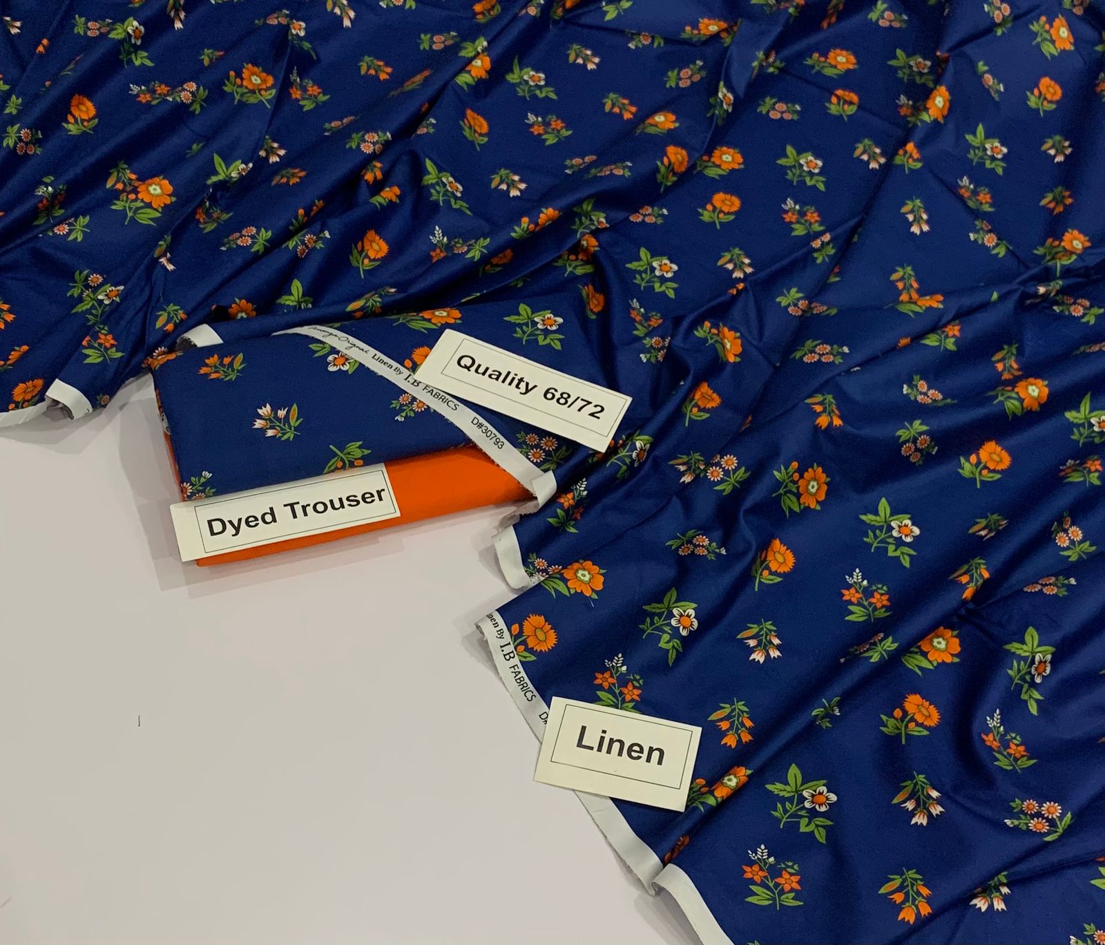 Digital Printed Linen 2-Piece Suit