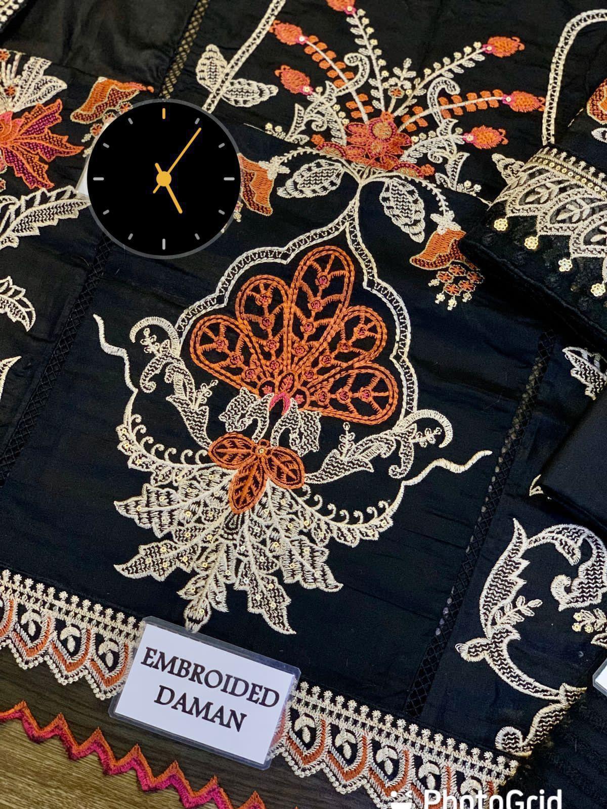 Festive Lawn Suit with Dupatta