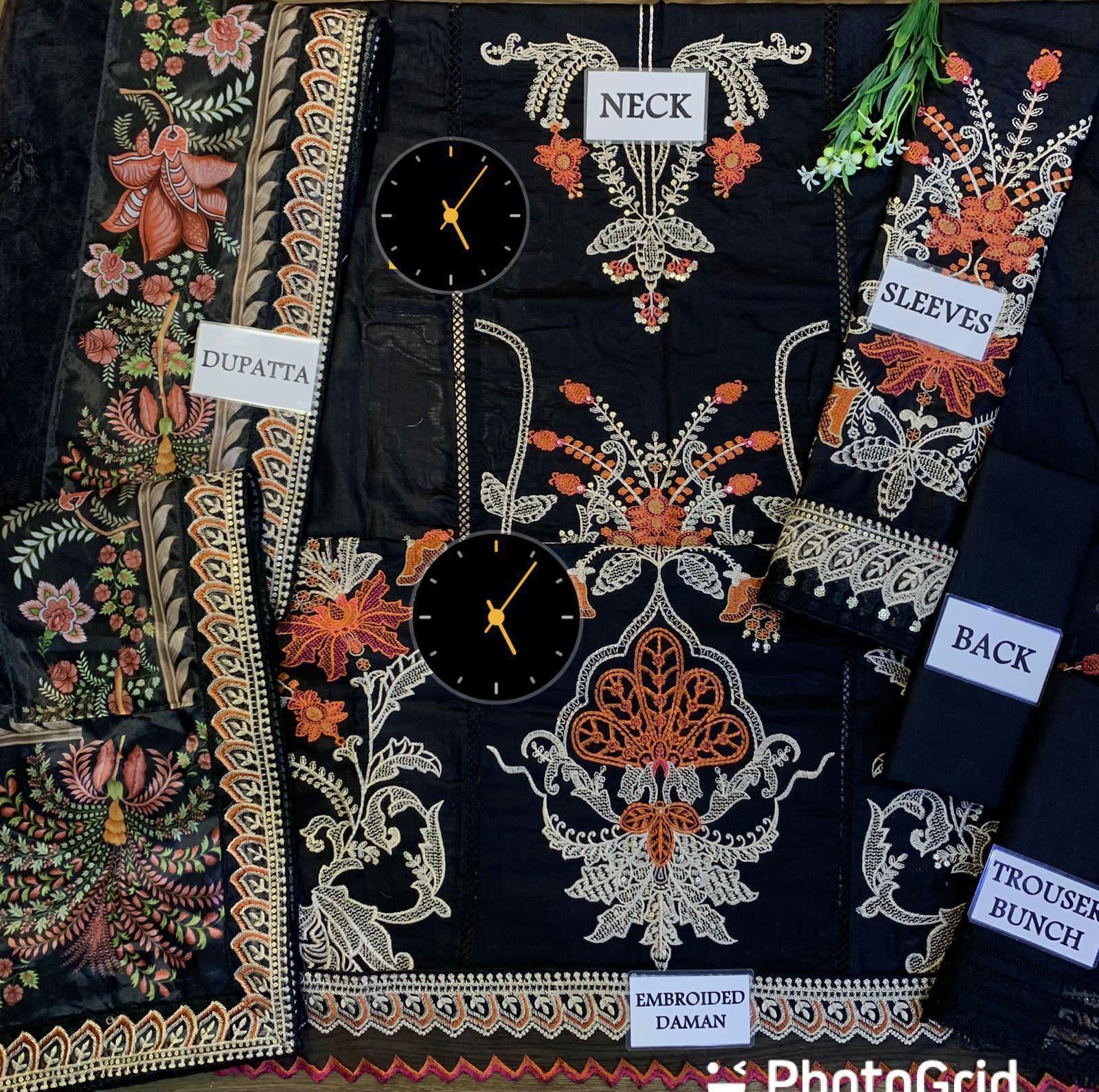 Schiffli Lace Lawn Suit with Dupatta