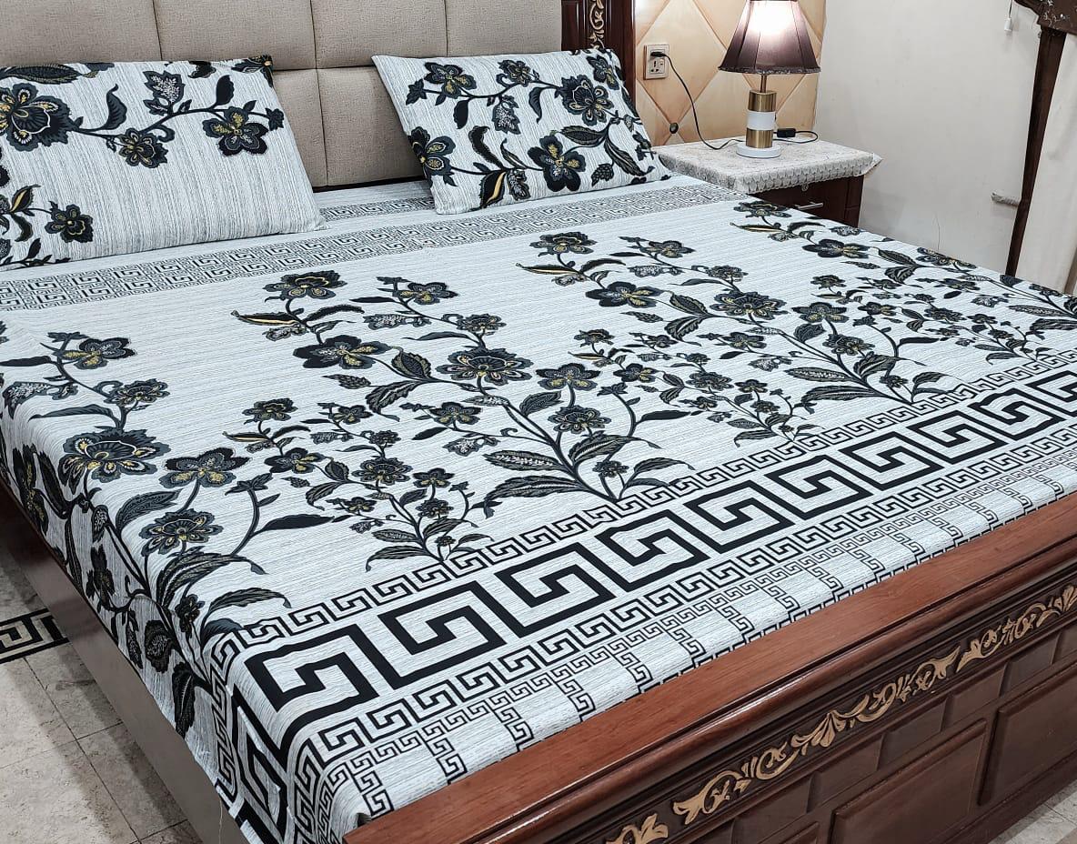 3-Piece Printed Bedsheet Set
