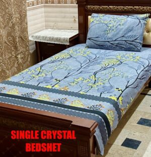 Single Bedsheet 3D Crystal
