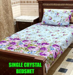 3D Crystal Printed Bedsheet