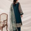 organza suit with satin silk trouser