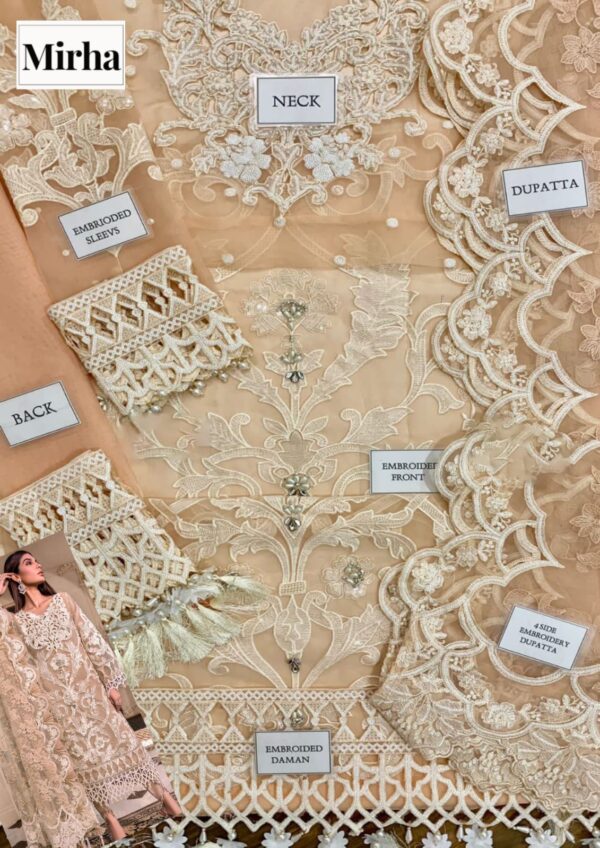 Heavy Embroidered Organza Suit