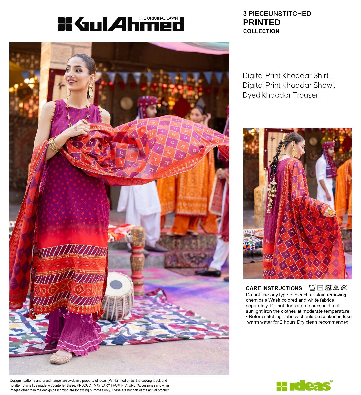 Gul Ahmed khaddar winter collection 2025