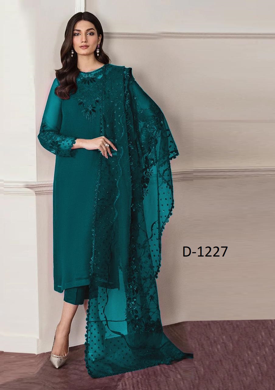 Chiffon & silk outfit