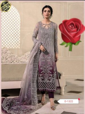 Maria B Organza Luxury Dress 2025