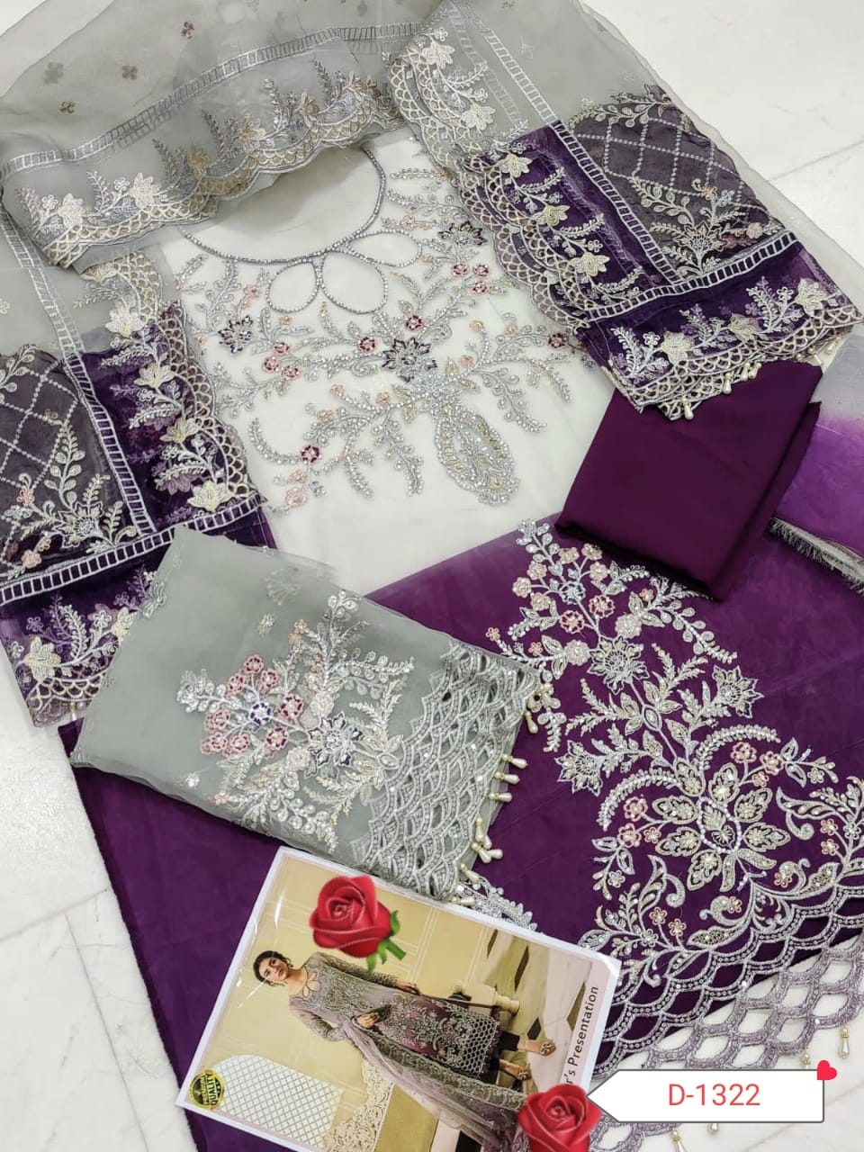 Maria B Malai Trouser Suit Collection