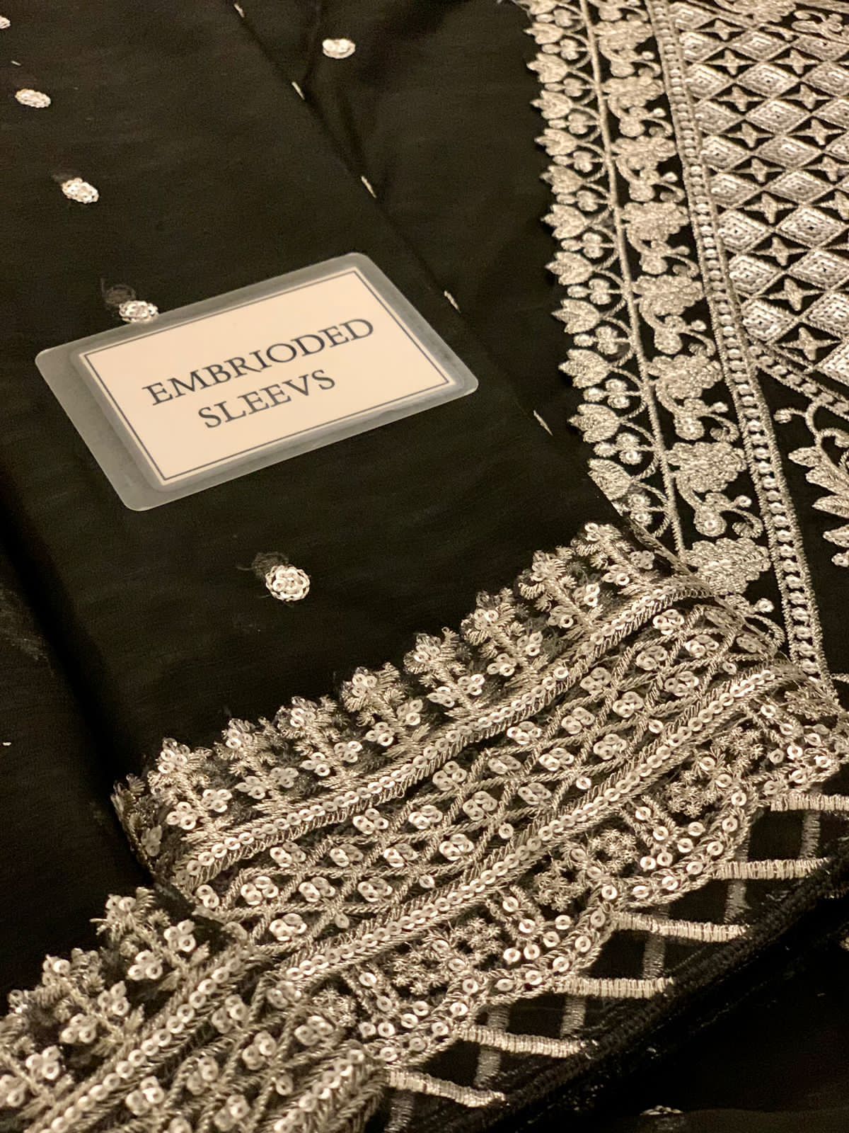 Embroidered Chiffon Suit